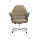 Obrotowe krzesło biurowe z aluminium z podstawą 4-Spoke i podłokietnikami Sitland Of Course