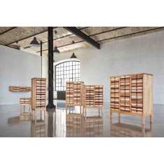 Drewniana szafka biurowa z szufladami Sixay Furniture SIXtematic HIGH CHEST