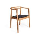 Krzesło ogrodowe z drewna tekowego Skargaarden Oxnö