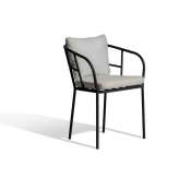 Tapicerowane krzesło Sunbrella® z podłokietnikami Skargaarden Saltö