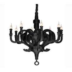 Lampa wisząca Papyrus 70 czarna - Żywica Syntetyczna