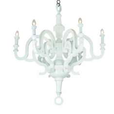 Lampa wisząca Papyrus 80 biała - Żywica Syntetyczna