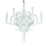 Lampa wisząca Papyrus 80 biała - Żywica Syntetyczna