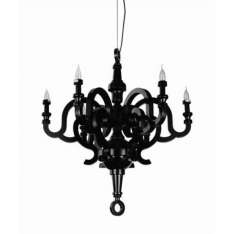 Lampa wisząca Papyrus Chandelier 70 - czarna