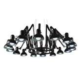 Lampa wisząca Ragno 16 czarna