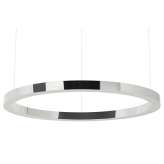 Lampa wisząca Ring 100 srebrna - LED stal polerowana
