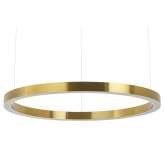 Lampa wisząca Ring 100 złota - LED stal