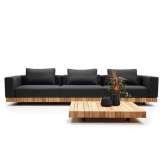 Sofa ogrodowa z drewna tekowego Solpuri Plateau