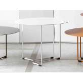 Okrągły stolik kawowy z malowanej proszkowo stali Sphaus Ferro 3