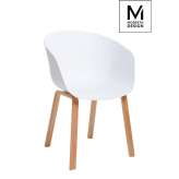 Podstawa Modesto fotel Angel biały - polipropylen | bukowa