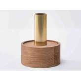 Drewniany świecznik St Furniture ENLIGHTENMENT 1 CANDLEHOLDER