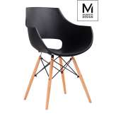 Podstawa Modesto fotel Foro czarny - bukowa