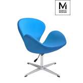 Fotel Modesto Swan Up Turkusowy | wełna - regulowana wysokość