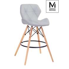 Podstawa Modesto hoker Klipp Bar szary - ekoskóra | bukowa