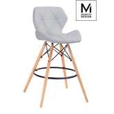 Podstawa Modesto hoker Klipp Bar szary - ekoskóra | bukowa