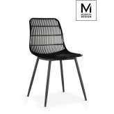 Krzesło Modesto Basket czarne - polipropylen
