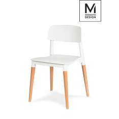 Podstawa Modesto krzesło Ecco białe - polipropylen | bukowa