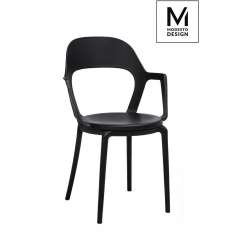 Krzesło Modesto Form Arm czarne - polipropylen