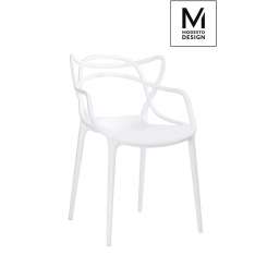 Krzesło Modesto Hilo białe - polipropylen