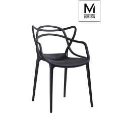 Krzesło Modesto Hilo czarne - polipropylen