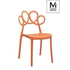 Krzesło Modesto Loopy brązowe - polipropylen