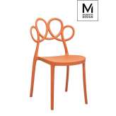 Krzesło Modesto Loopy brązowe - polipropylen