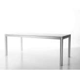 Prostokątne biurko biurowe z aluminium Systemtronic NASKI