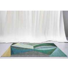 Ręcznie wykonany prostokątny dywanik wełniany Tacchini NARCISO
