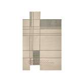 Ręcznie wykonany dywanik wełniany Tacto Caminos BEIGE