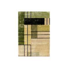 Ręcznie wykonany dywanik z jedwabiu bambusowego Tacto Herencia GREEN