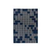 Ręcznie wykonany dywanik wełniany Tacto Hilo BLUE