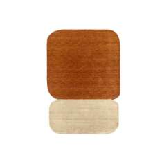 Ręcznie wykonany dywanik wełniany Tacto Naturaleza ORANGE BEIGE