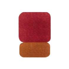 Ręcznie wykonany dywanik wełniany Tacto Naturaleza RED ORANGE
