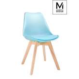 Podstawa Modesto krzesło Nordic niebieskie - bukowa