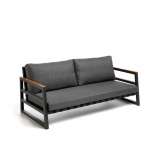 Dwuosobowa sofa ogrodowa z tkaniny Talenti Alabama Alu