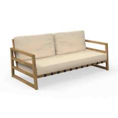 3-osobowa sofa ogrodowa z tkaniny Talenti Alabama Iroko