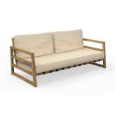 3-osobowa sofa ogrodowa z tkaniny Talenti Alabama Iroko