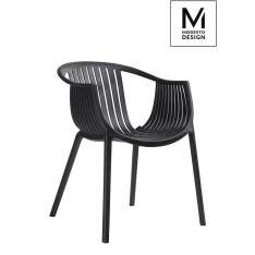 Krzesło Modesto Soho czarne - polipropylen