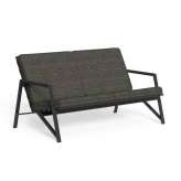 Dwuosobowa sofa ogrodowa z tkaniny ze zdejmowanym pokrowcem Talenti Cottage