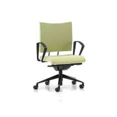 Tkaninowy fotel biurowy z podstawą 5-Spoke z podłokietnikami i kółkami Talin Aviamid 3404