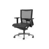 Krzesło biurowe z siatki z podstawą 5-Spoke z podłokietnikami na kółkach Talin Avianet 3606
