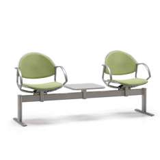 Wolnostojące siedzenia z tkaniny z podłokietnikami Talin Delfi 086 B2T