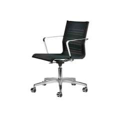 Krzesło biurowe z siatki z podstawą 5-Spoke z podłokietnikami na kółkach Talin KEYPLUS 3150