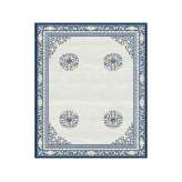 Ręcznie wykonany prostokątny dywanik Tapis Rouge FLOATING LOTUS CLOUD GREY