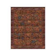 Ręcznie wykonany prostokątny dywanik Tapis Rouge LINGERING GARDEN CHESTNUT