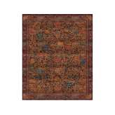 Ręcznie wykonany prostokątny dywanik Tapis Rouge LINGERING GARDEN CHESTNUT