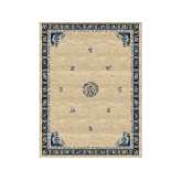 Ręcznie wykonany prostokątny dywanik Tapis Rouge PAGODA ANTIQUE SAND
