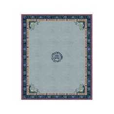 Ręcznie wykonany prostokątny dywanik Tapis Rouge PAGODA BLUE FADE