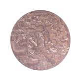 Ręcznie wykonany okrągły dywanik Tapis Rouge TEMPEST BRONZE