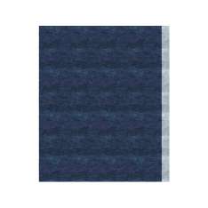 Ręcznie wykonany prostokątny dywanik Tapis Rouge Color Block DEEP BLUE